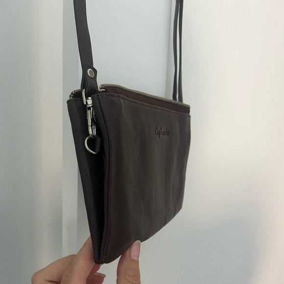 Guy Laroche Multi-Pocket Brown Crossbody Bag - Picture 3 of 8
